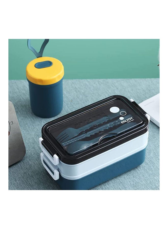 Leakproof Lunch Box Polypropylene Blue 22x12x11cm - Image 2